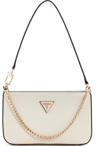 GUESS Noelle Mini Top Zip Shoulder Bag Bone