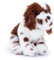 Zappi Co Chester der Springer Spaniel Plüschhund (15cm) - Springer-Welpe - Weich, Kuschelig, Recycelt - Energiegeladener Spielgefährte