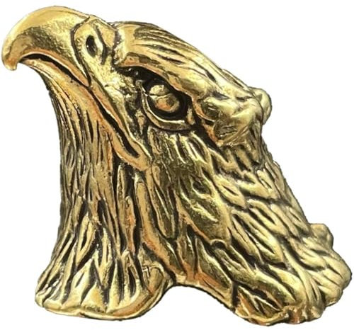 Muteitt Adlerkopf Messer Lanyard Perle Messing Tier Lanyard Perle DIY Charm Paracord Perlen Anhänger Für Messer Lanyard Armband Schlüsselanhänger Zubehör