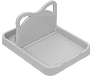 AUTSUPPL Kitchen Pot Lid Rack Drip Tray Multi-purpose Pan Cover Stand Foldable Spoon Rest Holder Space-saving Ladle Organizer Rack