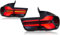 Glghl Auto Rückleuchten für BMW X5 E70 2007 2008 2009 2010 2011 2012 2013, Auto Heckleuchte Rücklicht Rückleuchte Baugruppe Links Rechts Rücklichter Gehäuse Ersatz Zubehör