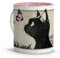 Taza personalizada con nombre. Taza con Dibujo de Gato Estilo Anime. Tazas Originales para Regalar. Regalos para Amantes de los Gatos. Taza Anime Gato Negro. Caneca. Taza cerámica 330 ml. Taza Rosa