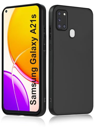 Simply Speakers Handyhülle für Samsung Galaxy A21s Hülle, Antikratzer, Anti-Schock, Anti-Rutsch Schutzhülle, Unterstützt kabelloses Laden,Anti-Fingerabdruck Fallschutz hülle für Samsung A21s