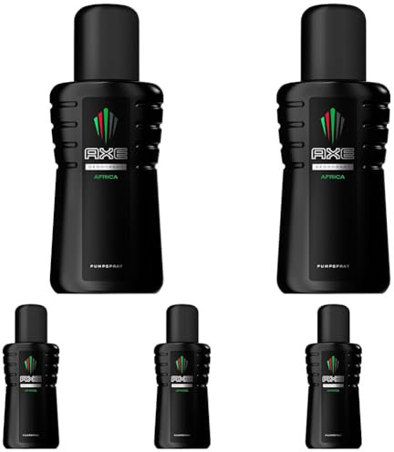 Axe Pumpspray Africa ohne Aluminiumsalze, 5er Pack (1 x 75ml)