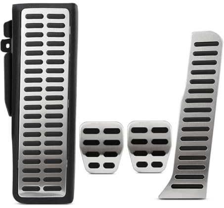 Bremse Fußpedal Pedale Für VW Für Tiguan MK1 5N (2009–2016) – Rutschfeste Pedalabdeckung Für Gas Und Bremse Auto Pedale(4 piece)