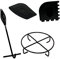 Dutch Oven Zubehör-Set – Deckelheber, Deckelständer, Schaber – praktisches Grill- & Outdoor-Zubehör für Camping, Dutch Oven & Gusseisenküche