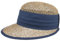 Seeberger Beach Summer Strohcap Sonnencap Strandcap (One Size - blau)
