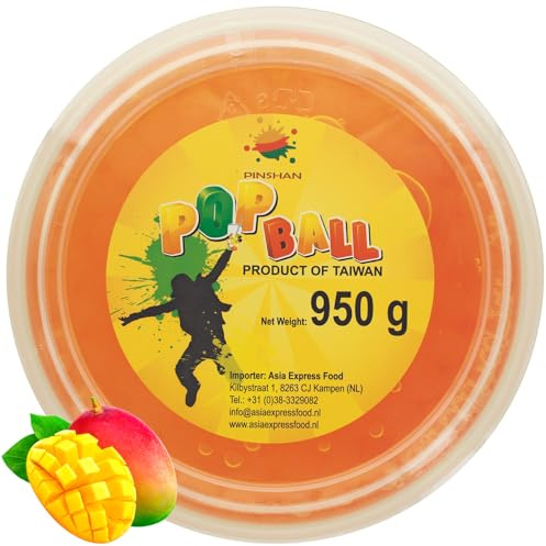 Pinshan Popping Boba Mango - 950 gr per Bubble Tea