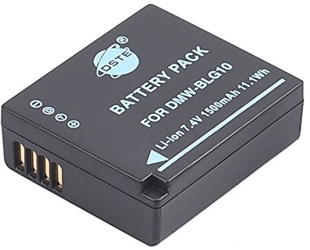 DSTE Recargable Litio Batería Compatible para DMW-BLG10,DMW-BLG10E y Panasonic Lumix DC-LX100 II,DMC-GF6,DMC-GX80,DMC-GX85 Cámara como DMW-BLE9,DMW-BLE9E