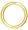 OUFER 16G 14K Solid Gold Hinged Clicker Segment Ring Lip Nose Hoop Helix Daith Tragus Septum Cartilage Earring