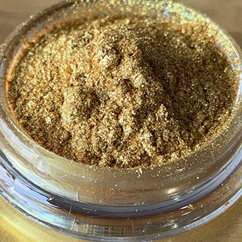 25g Dipoxy 24-Karat-Gold-Pearl-Gold01 Pigment Farbmittel für Epoxidharz, Polyesterharz, Polyurethan Systeme, Beton, Lacke, Kunstharz Schmuck