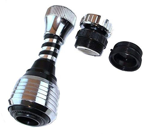 Soytich Économiseur d’eau/pomme-douche pour robinet d’eau, orientable, 11,8 cm