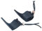 Namvo 2 STK Bogenschießen Finger Tab Leder Daumen Ring Pfeil Finger Handschuh Finger Pad für die Jagd Langbogen Bogenschießen schwarz