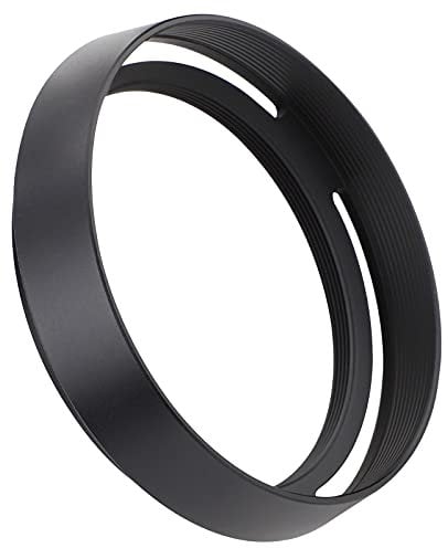 Gegenlichtblende Metall mit Kappe für Leica Q3-43 Q3 Q2 Q Q-P QP Typ 116 Typ116 Digitalkamera schwarz