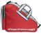 Sherwood - Skatebag Code Series I Schlittschuhtasche mit Henkeln I Eishockey-Bag mit Reisverschluss & praktischen Fächern I inkl. verstellbarem Trageriemen I rot-Silber, ca. 42x15x37 cm
