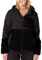 Amazon Essentials Piumino con Cappuccio in Pile Sherpa con Cerniera Integrale Donna, Nero, L
