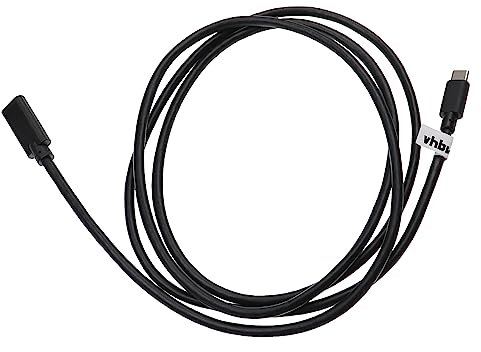 vhbw USB-C Verlängerungskabel kompatibel mit Apple iPad Air 2, Mini 2, Mini 3, Air 3, Pro 3, Mini 1 Notebook, Tablet - Kabel, Schwarz, 150 cm