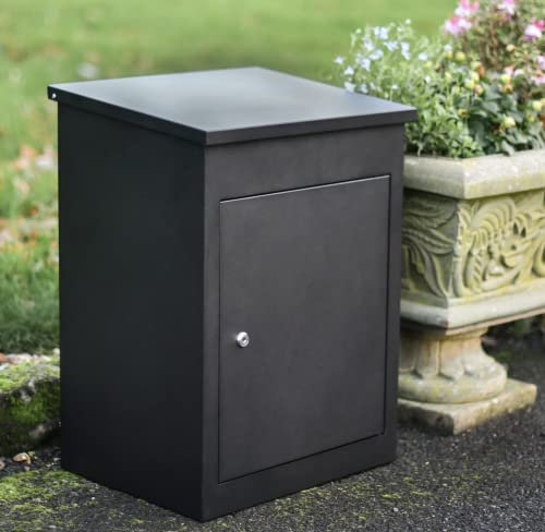 Deluxe Black Bexley Free Standing Parcel Box