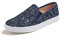 Feversole Scarpe da Ginnastica da Donna, in Tela, per Il Tempo Libero, Traspiranti, per Il Fitness, per Il Fitness, per attività all'Aria Aperta, Leggere, Notte Blu Lucido, 41 EU