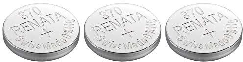 RENATA Lot de 3 Piles Bouton Silver Oxyde 370 / SR920W 0% Mercure
