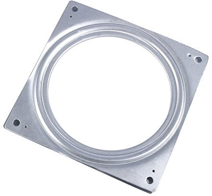 6 Zoll Quadratische Drehbare Drehplatte aus Metall, Lazy Susan-Lager-Schwenkplatte, TV-Schreibtisch, Lazy Susan-Plattenspieler-Lager, Schrank-Schubladen-Organisation