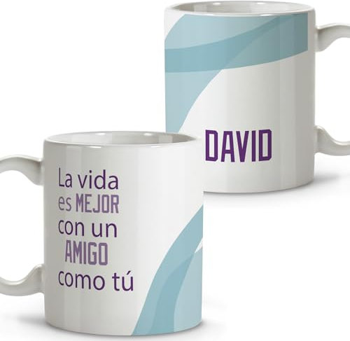 Regalos para hombre. Tazas personalizadas. Tazas originales para regalar. Tazas desayuno. Regalos originales para amigos. Taza cerámica 330 ml.