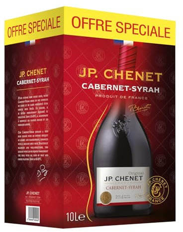 JP Chenet - Original Cabernet Syrah, Vin rouge - Bag in Box 10l (1 x 10 L)