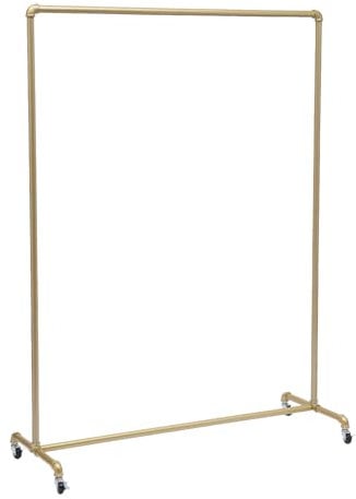 Garderobenständer Kleiderständer Kleiderstange Vintage Gold Wäscheständer, zum Hemden Mänteln Anzügen Bekleidungsgeschäften Waschräumen Studios Büros Tanzräumen Einkaufszentren 120*40*160cm Gold