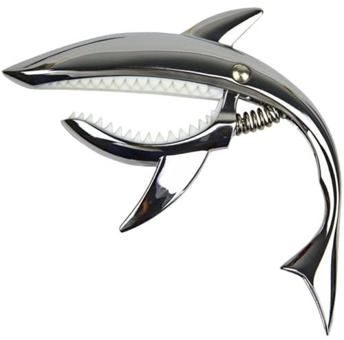 Metall Shark Gitarre Capo Lustige E-Gitarre Ukulele Capo Gitarre Saiteninstrument Zubehör Für Banjo Mandoline