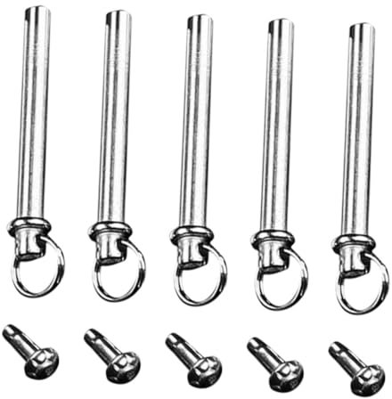 Homoyoyo 5 Juegos accesorios para ventiladores Piezas de reparación de ventiladores Accesorios para eje de ventilador kit de reparación de ventilador remache y tuerca de abanico plegable