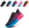 Hitmars Scarpe Running Donna Scarpe da Ginnastica Scarpe Corsa Comode Sportive Sneakers Donna Traspiranti Leggero Scarpe Camminata Fitness Jogging Casual Rosa Blu EU39