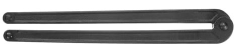 sourcing map Universal Adjustable Rotary Tool Wrench 6mm Span Diameter CR-V Adjustable Face Spanner Wrench Pin Pliers for Round Nuts Plier Set Drilled Holes Lock Nut Rings, Black