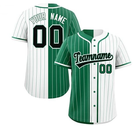 Individuelles Baseballtrikot Personalisierte Baseball-Trikots Baseball-Shirts Baseball Sportuniform für Männer Frauen Jugendliche Druck-Namennummern Button-Down Baseball Jersey Shirt Kleidung