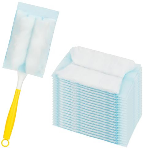Fluffy Dusters Starter Kit 20Pcs, Mellbree 1 Handle + 20 Refills Duster Refills for Cleaning