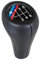 M MODECAR - Kompatibel mit BMW E30 E32 E34 E36 E38 E39 E46 E53 Z3 Schaltknauf SCHWARZES LEDER M-PAKET 6 GÄNGE für 25117566267,
