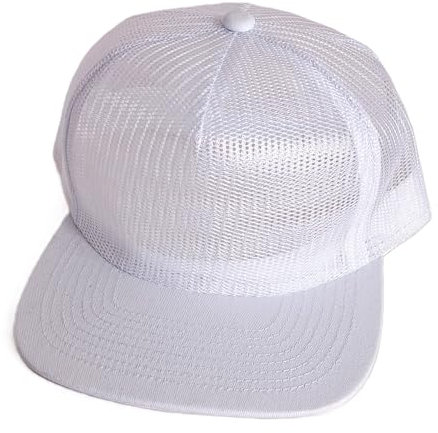 Swift Rock Full Mesh Snapback Oldschool Trucker Cap Weiß/White
