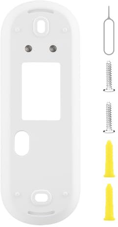 LEFXMOPHY Backplate for Arlo Video Doorbell 2K 2nd Generation Back Plate Replacement Part Screw Mounting Holder Mount Accessory