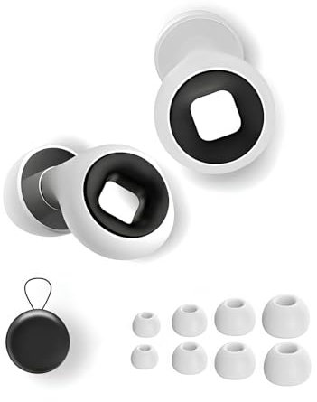 Moto Earplugs by Ginafre - 27 dB Bouchons d'oreilles haute fidélité pour moto et concerts - Réduction de bruit 27 dB - Protection auditive confortable - 8 embouts inclus