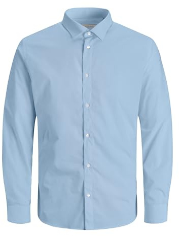 JACK & JONES Herren Jjjoe Shirt Ls Plain Noos Pls Jjjoe Shirt Ls Plain Noos Pls (1er Pack)