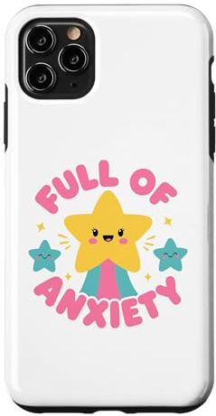 Full of Anxiety Cute Kawaii Goth Case for iPhone 11 Pro Max