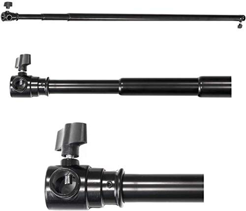 Schrauben 300 cm 3mt Hintergrund Rod Teleskop Hintergrund Support-Querstab für Hintergrund Stativ 300cm Querstange
