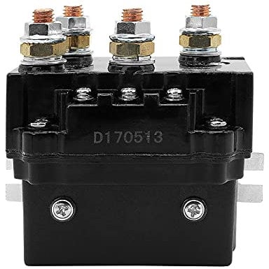 WINCHMAX 12v Winch Solenoid. Heavy Duty Model with Faster Contact Closure for 12V Winches up to 20,000lb. Fully Waterproof IP67 Sealed Case. Ring Terminal Side Connections.