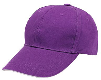 Letuwj - Cappellino da baseball - Uomo viola Lila