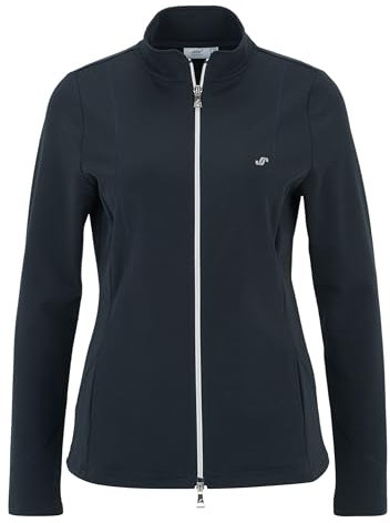 Joy Sportswear DORIT Sweatjacke für Damen aus Baumwoll-Stretch-Stoff mit Stehkragen, figurbetonte Sport- und Outdoorjacke für Aktivitäten wie Running oder Fitness 52, night