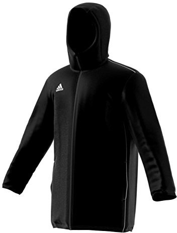 adidas Kinder CORE18 STD JKTY Jacket CORE18 STD JKTY, schwarz(black/White), 116 (Herstellergröße: 116)