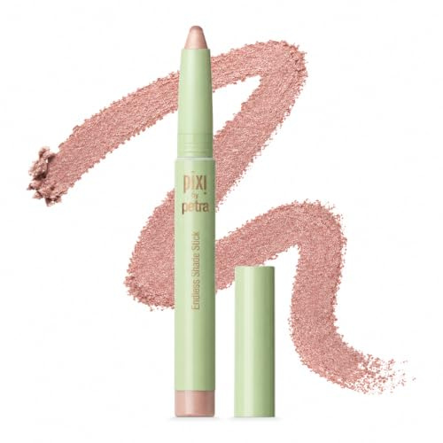 Pixi Beauty Endless Shade Stick | PinkQuartz | Long-Wear Creamy Eyeshadow Stick | Crease-Resistant, Easy-Glide & Blendable Color for Shadow or Liner | Matte & Shimmer Finishes | 0.05oz/1.5g