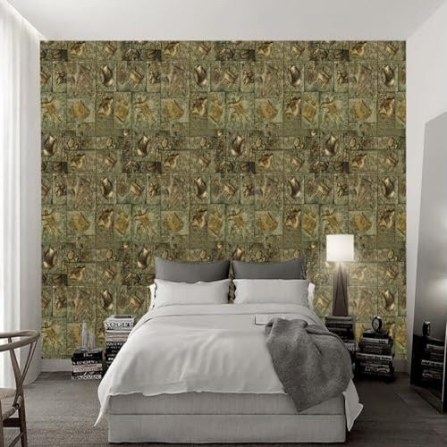 Das alte Ägypten, das wallpaper_retro schnitzt Das antike ägyptische schnitzt wallpaper Geheimnisraumentweichencaféweinkellerei-Weinkultur fototapete 3d effekt tapete tapeten wald vintage-400cm×280cm