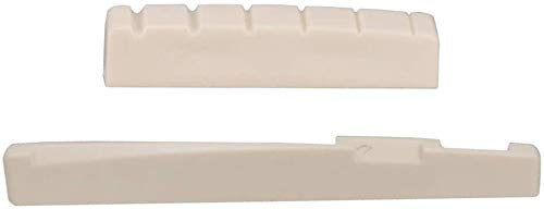 Left Handed Acoustic Guitar Saddle Nut Slotted for Guitar Parts Accessories
