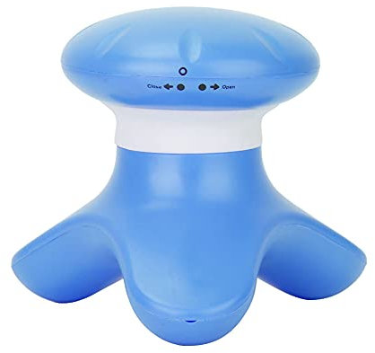 Multifunctional Vibration Massager,Mini Multifunktions Zervix Taille Ganzkörper Vibration Akupunkt Massagegerät für Nacken-, Kopf- und Rückenschmerzen(Blau)