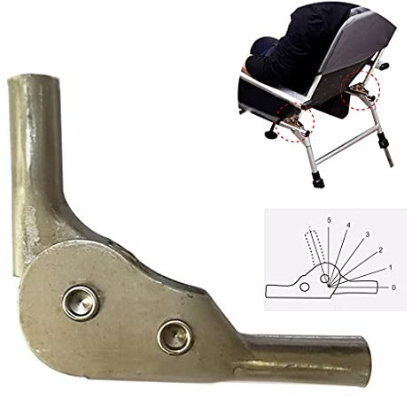 YO-HAPPY Stuhl Sofa Scharnier 180 Grad 5 Level Ersatzteile Metall Faltbare Hebe Rückenlehne Zubehör für Tatami Schlafsofa